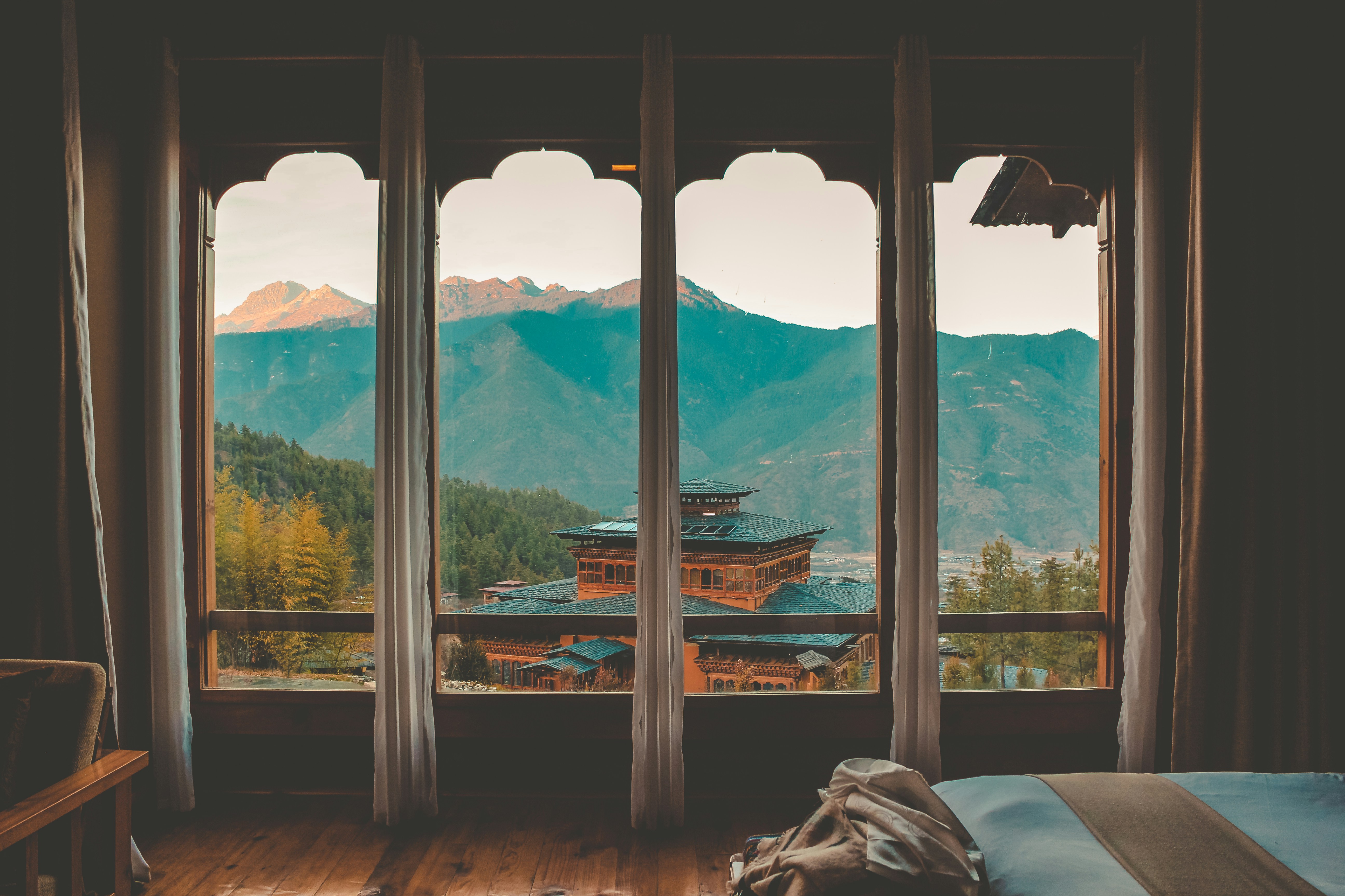 Traditional Bhutanese window